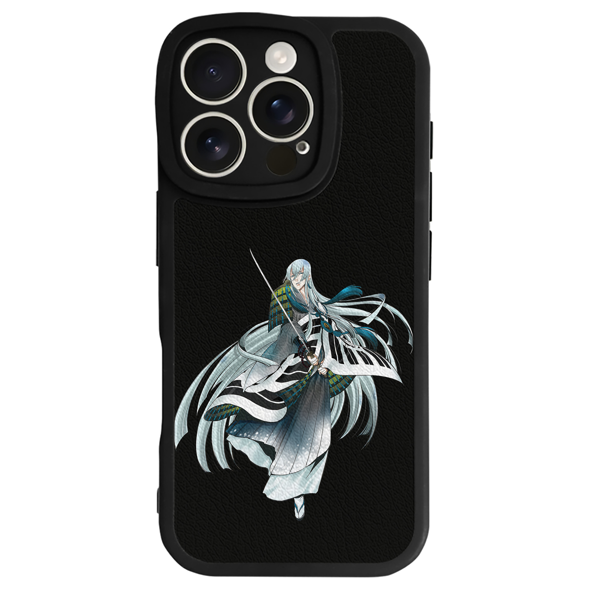 （画像用） 刀剣乱舞 Touken Ranbu 【iPhone 16シリーズ対応】シリコンスマホケース（レザー調） 材質：シリコン